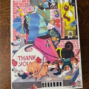 Genuine Fred 500 Piece Puzzle Leader of the Pack by Meg Hunt Complete